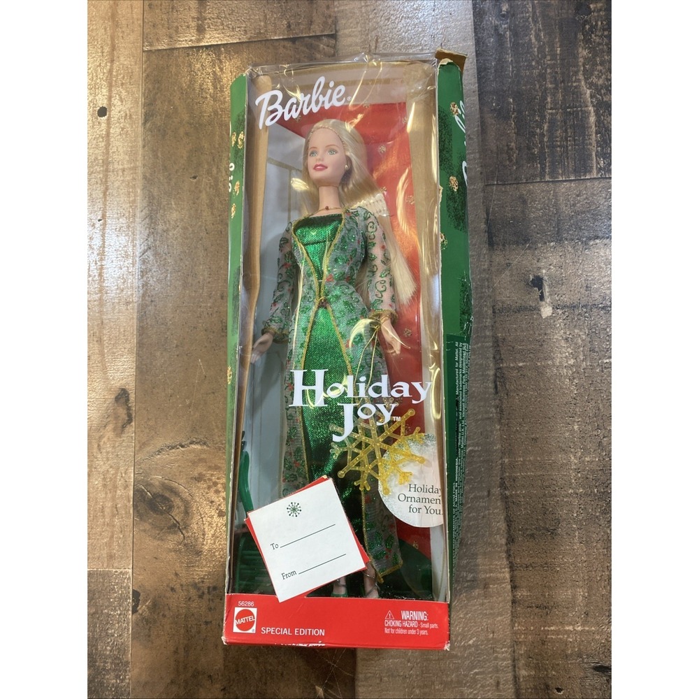 Holiday Joy Barbie Doll Special Edition 2003 Mattel 56286 With Ornament‎ Vtg